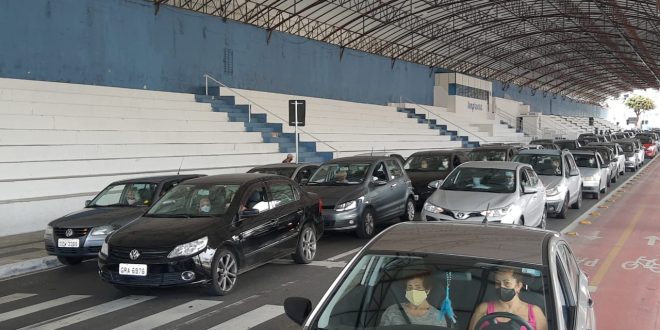 Drive-thru da vacinação está suspenso em Taubaté – Prefeitura de Taubaté